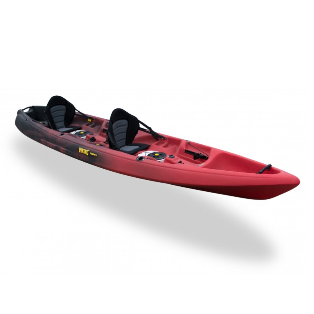 Tempo 2 - Specialized Double Fishing Kayak 4 Lava - Viking Kayaks - Tempo2 - Premium Fishing Kayak